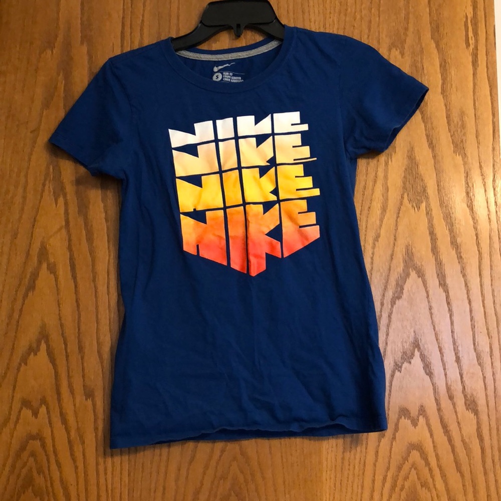 Blue nike tshirt